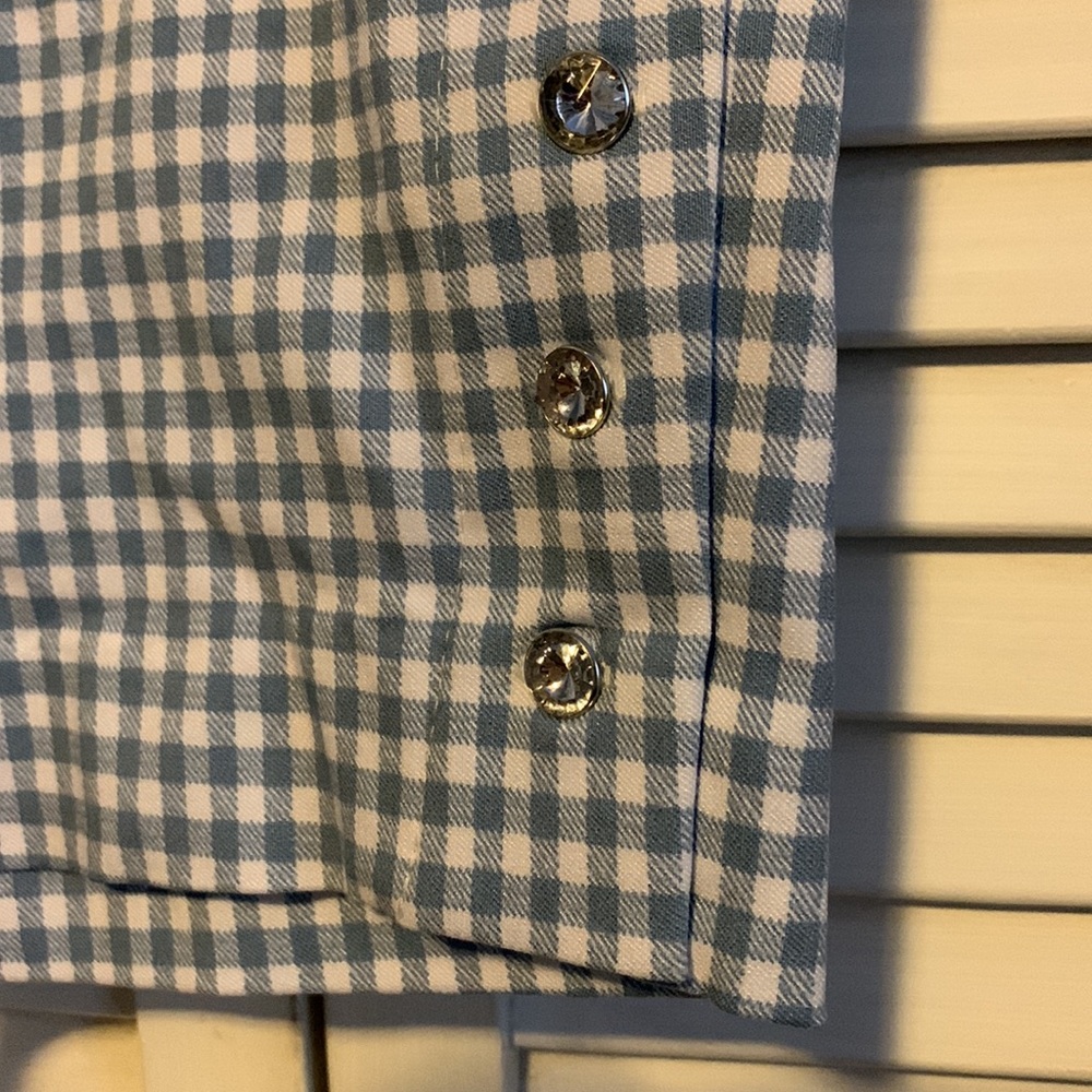 89th and Madison Capris in Blueish Checked